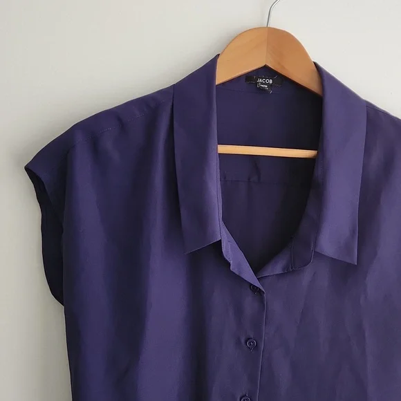 Jacob purple oversized blouse - Picture 2 of 9
